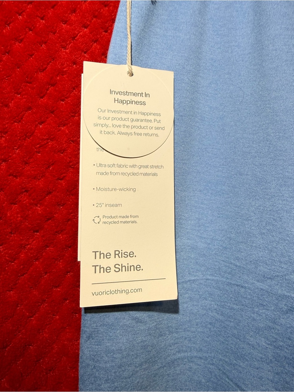 Vuori Light Blue Women's Joggers - Picture 5 of 6